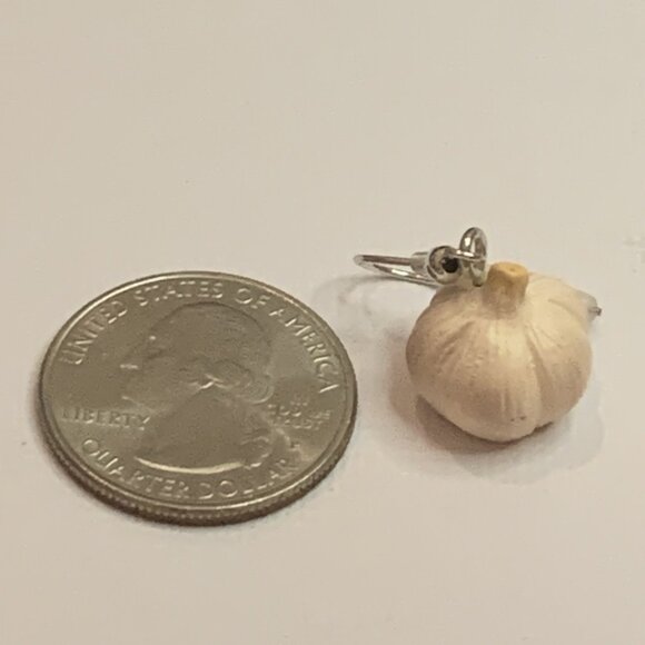 Garlic Earring, Funny Food Earring, Gift Idea, Chef Earring, Cooking Earring - Picture 5 of 5